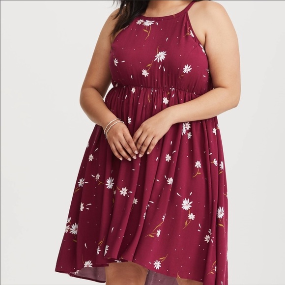 torrid Dresses & Skirts - Fuchsia floral High low dress